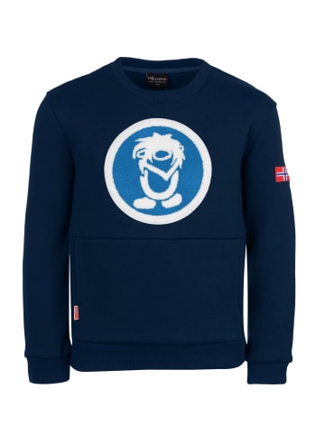 Trollkids Sweatshirt "Trolltunga" in Marineblau