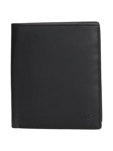 Esquire Logo - Kreditkartenetui 16 cc 12 cm in schwarz