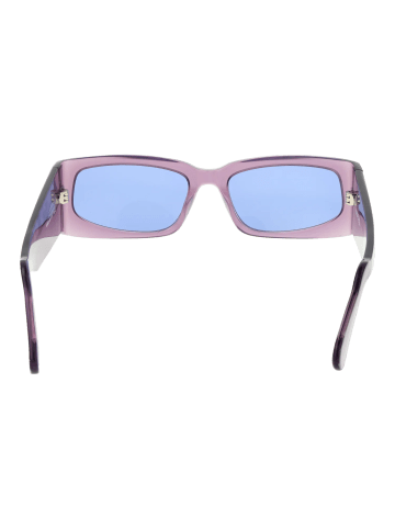 GCDS Unisex Sonnenbrillen Rechteck Lila