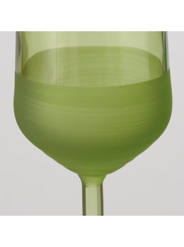 Boltze Sektglas Moluna in grün