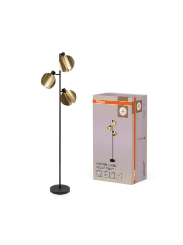 Osram Decor Folded Globe Stehleuchte 3x E27 Gold 360mm