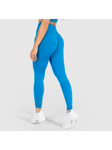 SMILODOX Leggings Amaze Scrunch Pro in Blau