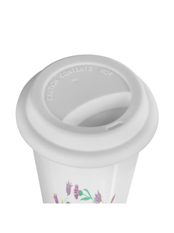 Mr. & Mrs. Panda ToGo Kaffeebecher Bär Königin mit Spruch in Weiß