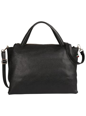 Florence Florence Handtasche Leder schwarz ca. 36cm