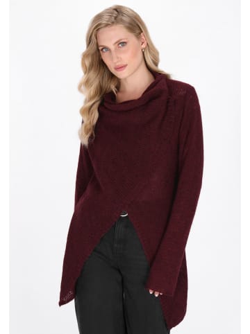DreiMaster Women Cardigan in burgundy