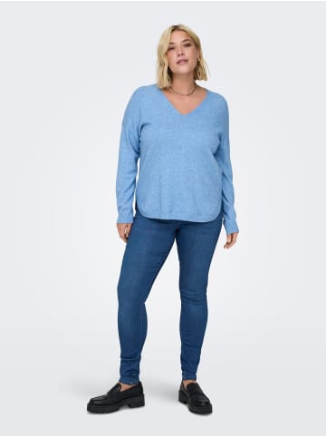 ONLY Carmakoma Skinny Jeans Plus Size Denim Pants Übergröße Hose Curvy CARSTORM in Blau