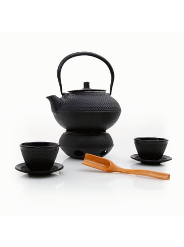 Lumaland Teeservice 8-tlg. schwarz  Schwarz