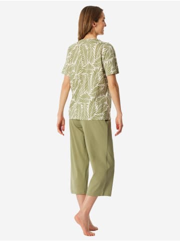 Schiesser Pyjama Comfort Essentials in linde