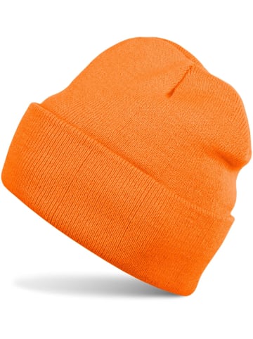 styleBREAKER Strickmütze in Orange