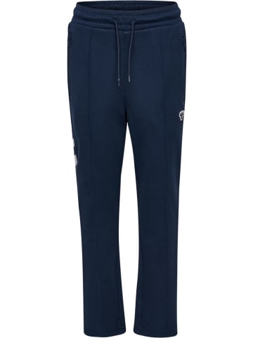 Hummel Kinder Sweat Pants "Archive Regular Poly Pants" in Blau