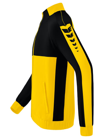 erima Kinder Six Wings Präsentationsjacke in gelb/schwarz