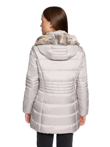 Betty Barclay Outdoorjacke mit abnehmbarer Kapuze in Silver Cloud