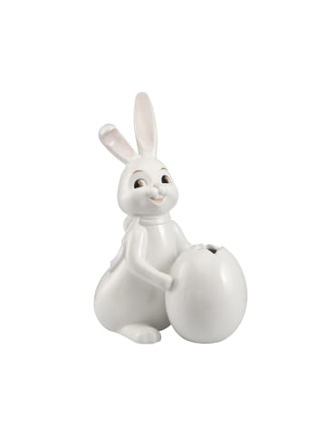 Goebel Figur " Hase mit Vase Snow White - Spring " in Bunt