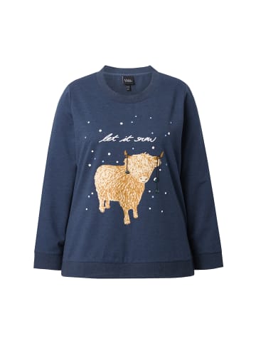Ulla Popken Sweatshirt in tintenblau