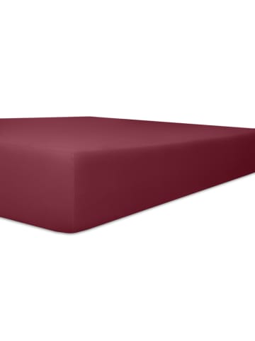 Kneer Spannbetttuch Topper one Spannbetttuch Q22 VARIO-STRETCH in burgund