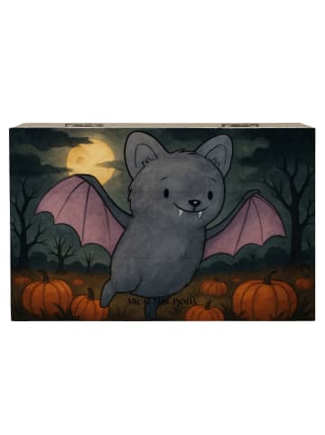 Mr. & Mrs. Panda Box Fledermaus Erschrecken Design ohne Spruch in Weiß