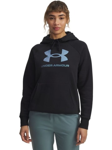 Under Armour Hoodie "Rival Shimmer Hoodie Fleece" in Schwarz