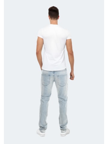 INDICODE Indicode Ingianluca Herren Jeans Hose B796 in Icy Blue