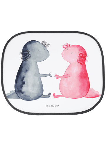 Mr. & Mrs. Panda Sonnenschutz Auto Axolotl Liebe ohne Spruch in Weiß