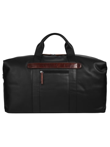 Bugatti Reisetasche CORSO DELUXE echt Leder in schwarz