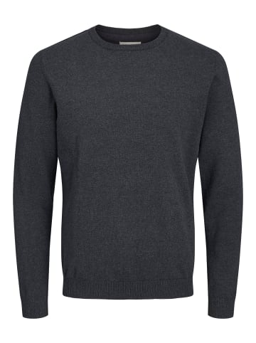 JACK & JONES PLUS Strickpullover in Dark Grey Melange