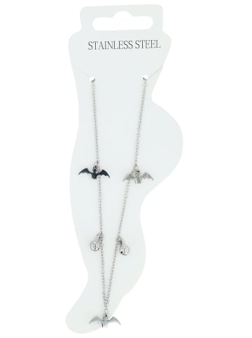 Adeliás Damen Anhänger aus Edelstahl mit Perle in silber