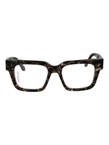 Replay Unisex Optische Fassungen Quadratisch Schwarz