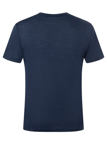 super.natural Merino T-Shirt in blau