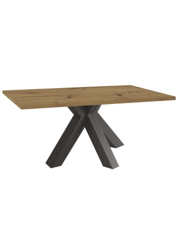 58 aufm Kessel ESSZIMMERTISCH Ela 2 140 x 90 x 75 Esstisch Graphit/Asteiche