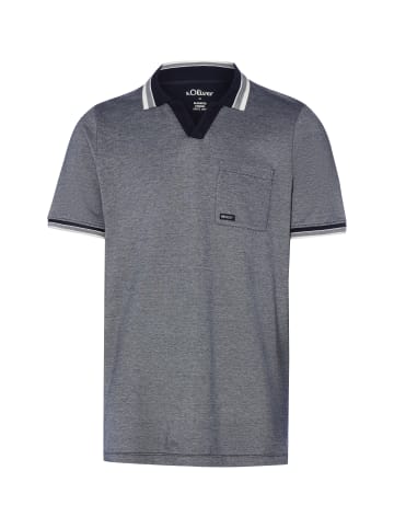 s.Oliver Poloshirt in marine weiß