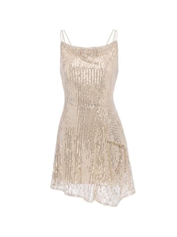 ebeeza Women Dress in CHAMPAGNE
