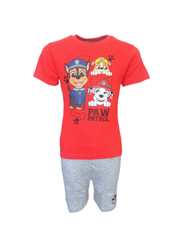 Paw Patrol Schlafanzug kurz Paw Patrol in Rot-Grau