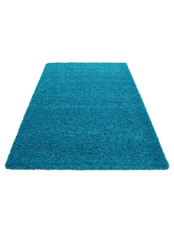 Teppich Boss Hochflor Teppich Lux in Türkis