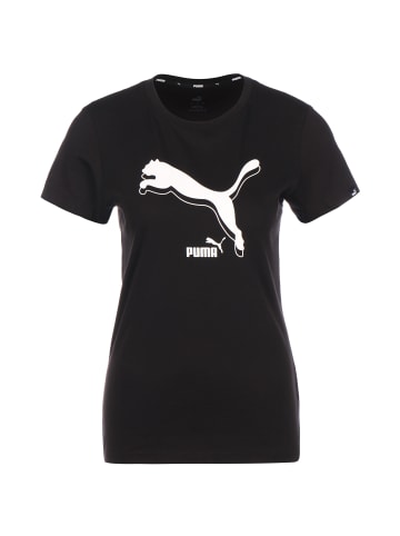 Puma T-Shirt Power Logo in schwarz / weiß