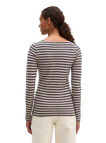 Marc O'Polo Gestreiftes Longsleeve regular in Light Beige