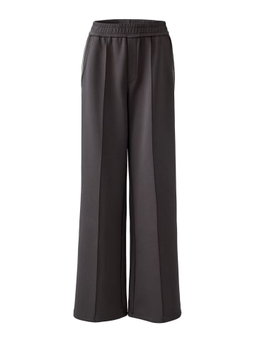 Oui Schlupfhose in dk brown white