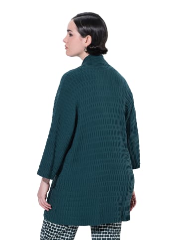 Ulla Popken Strickjacke in tannengrün
