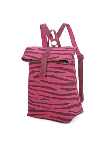 Fritzi aus Preußen Izzy03 Canvas Rucksack 40 cm in zebra pink