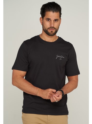 Jack & Jones T-Shirt - JJSANCHEZ TEE SS CREW NECK in Black