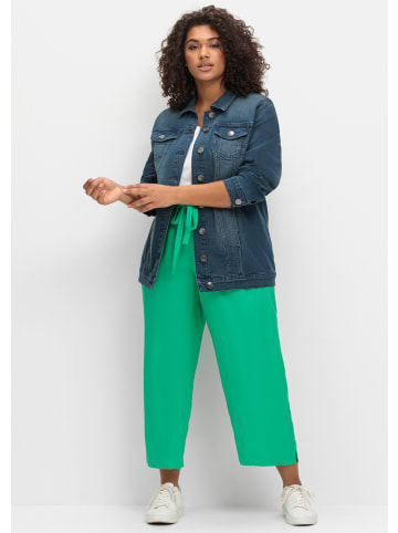 sheego Jeansjacke in blue denim