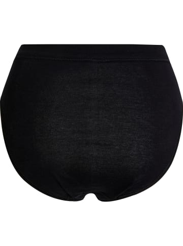 Con-ta Baumwolle, Feinripp Slip 2er-Pack in schwarz