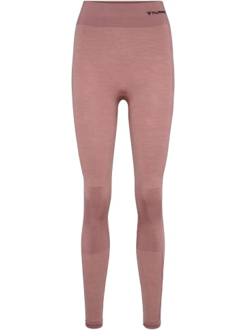 Hummel Hummel Leggings Hmlclea Multisport Damen in WOODROSE/ROSE TAUPE MELANGE
