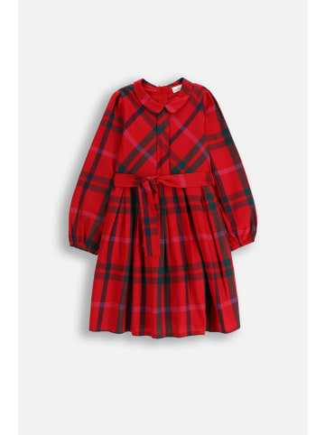 Coccodrillo Kleid aus kariertem Stoff in bunt