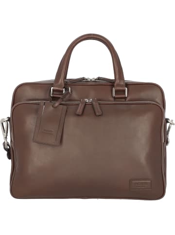 PICARD Authentic Aktentasche Leder 38 cm Laptopfach in cafe