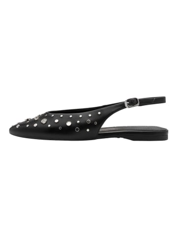 Tamaris Ballerinas in Schwarz/Silber