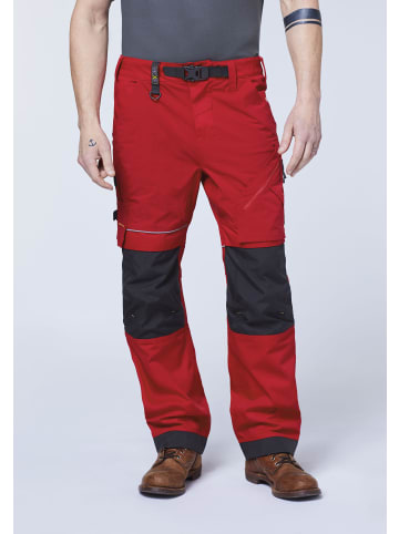 Expand Arbeitshose mit verstärkter Kniepartie in Rot
