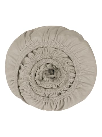Schiesser Topperspannbettlaken Flexi in Helltaupe