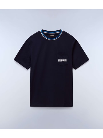 Napapijri T-Shirt "S-Murlo Ss" in Blau