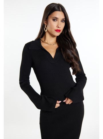 faina Damen Pullover in Schwarz