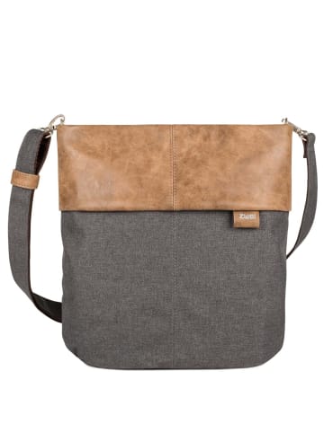 Zwei Olli OT12 - Schultertasche 32 cm (salbei) in graphit
